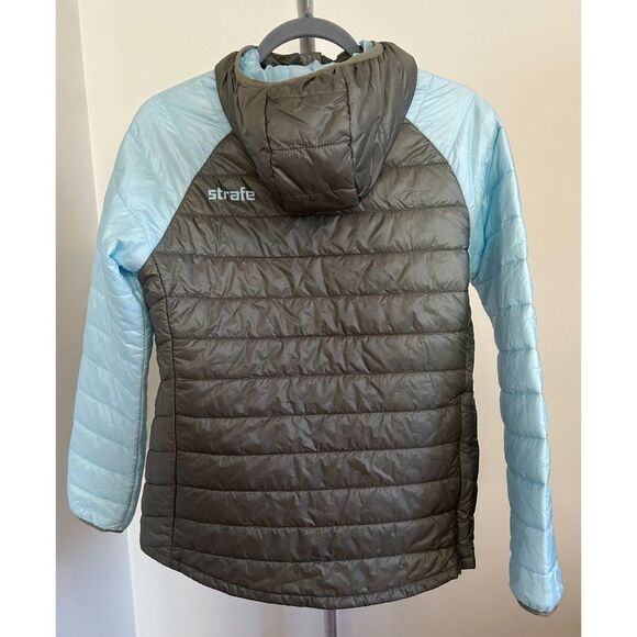 Strafe Aero Recon lightweight Insulated pullover Hoodie Womens Jacket Gray Small - Picture 5 of 7